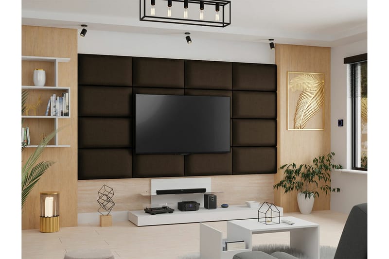 Zaratuz Väggpanel 42x84 cm - Brun - Hus & renovering - Bygg - Golv, vägg & tak - Golv & väggbeklädnad - Väggpanel & panelskiva