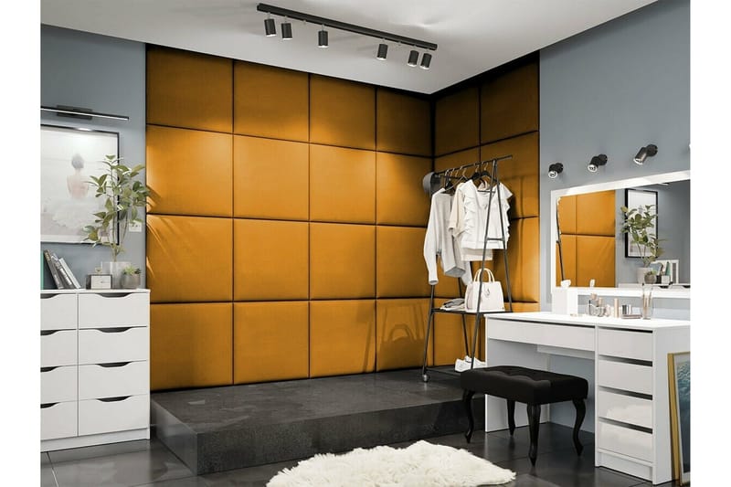 Zaratuz Väggpanel 60x60 cm Dark yellow - Hus & renovering - Bygg - Golv, vägg & tak - Golv & väggbeklädnad - Väggpanel & panelskiva