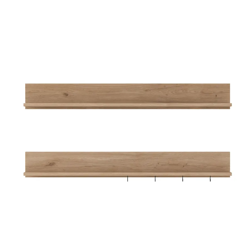 Valren Vägghylla 120x15x14,8 cm - valnöt - Hus & renovering - Bygg - Golv, vägg & tak - Golv & väggbeklädnad - Väggskivor