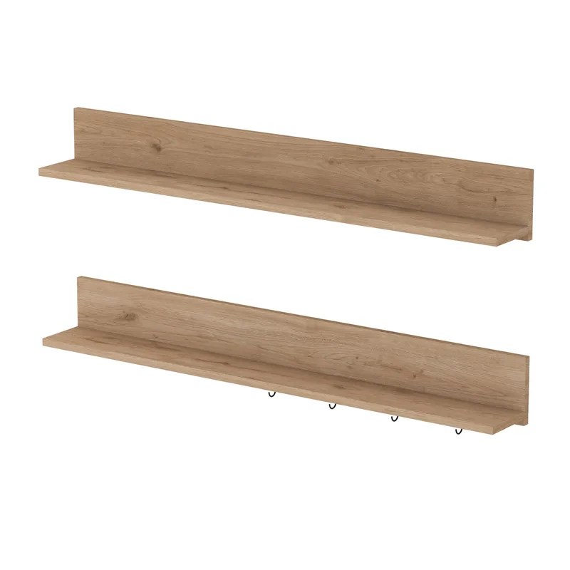 Valren Vägghylla 120x15x14,8 cm - valnöt - Hus & renovering - Bygg - Golv, vägg & tak - Golv & väggbeklädnad - Väggskivor