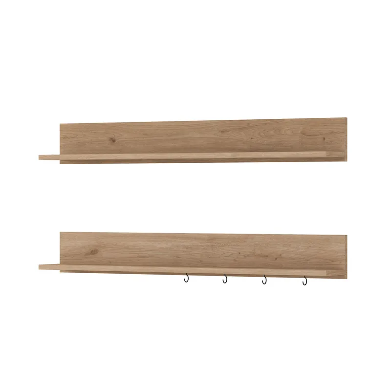 Valren Vägghylla 120x15x14,8 cm - valnöt - Hus & renovering - Bygg - Golv, vägg & tak - Golv & väggbeklädnad - Väggskivor