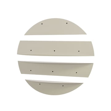 Zalvenn Vägghylla 76 cm Rund - Mjuk Beige - Förvaring - Hylla - Vägghylla