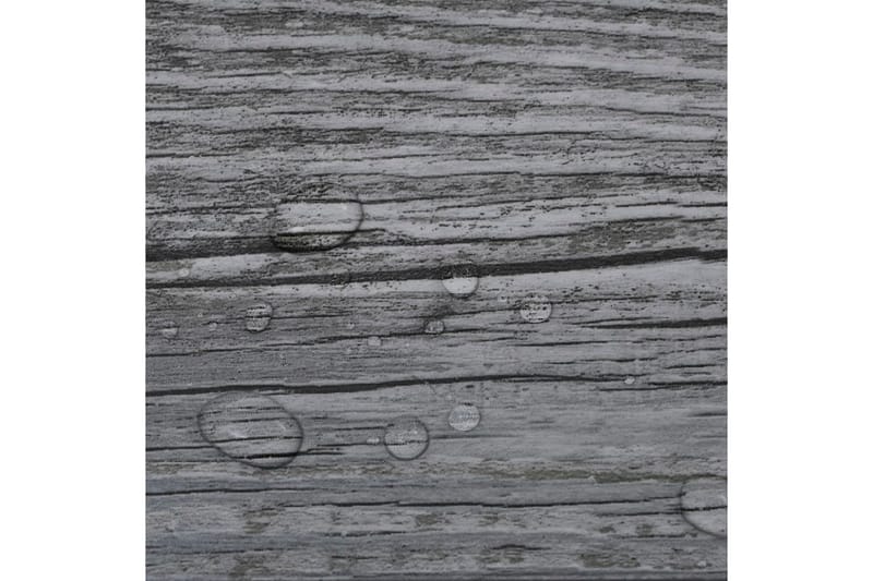 Golvbrädor i PVC 5,26 m² 2 mm glansig grå - Grå - Trall balkong - Vinylgolv & plastgolv - Golvplattor & plasttrall