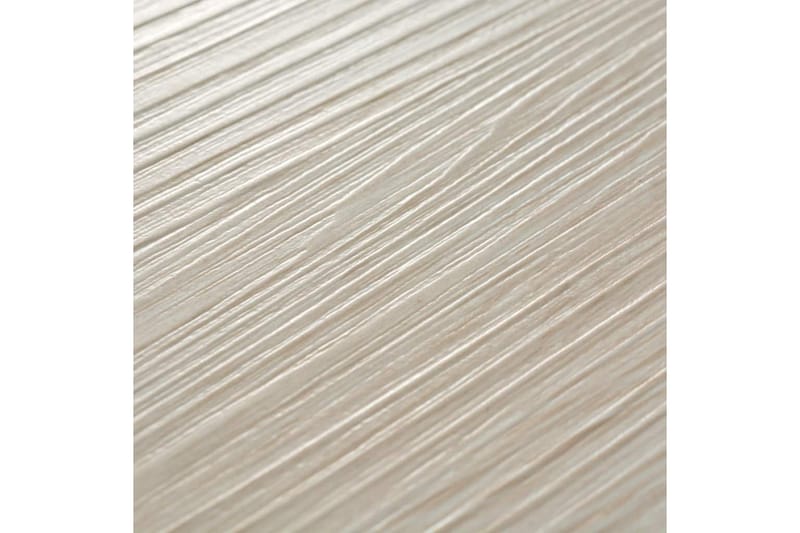 Golvbrädor i PVC 5,26 m² 2 mm ek klassisk vit - Vit - Trall balkong - Vinylgolv & plastgolv - Golvplattor & plasttrall