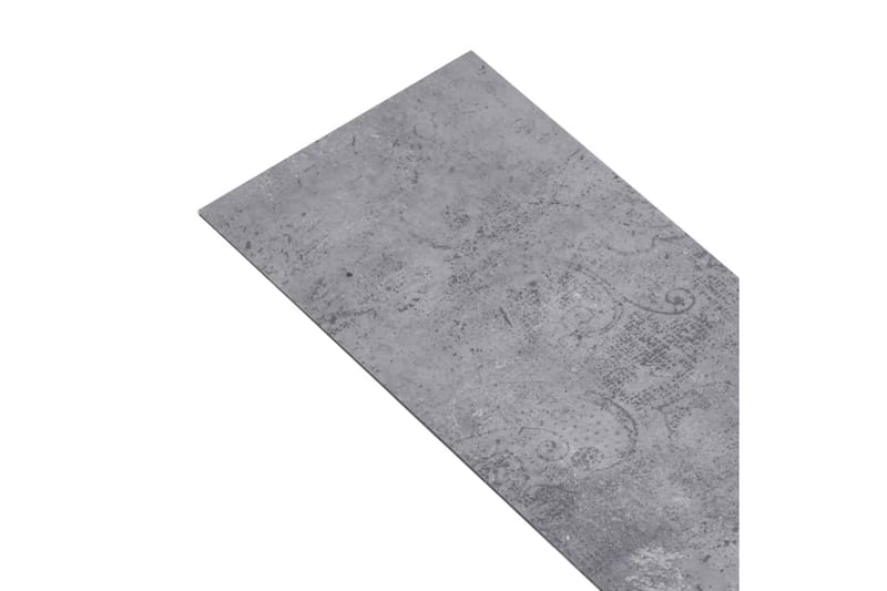 Golvbrädor PVC 4,46 m² 3 mm självhäftande cementgrå - Grå - Trall balkong - Vinylgolv & plastgolv - Golvplattor & plasttrall