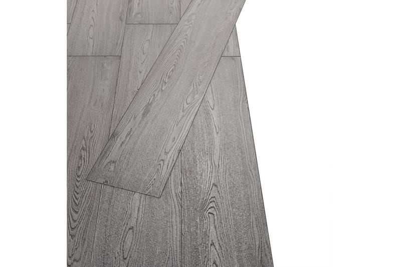 Golvbrädor PVC 4,46 m² 3 mm mörkgrå - Grå - Trall balkong - Vinylgolv & plastgolv - Golvplattor & plasttrall