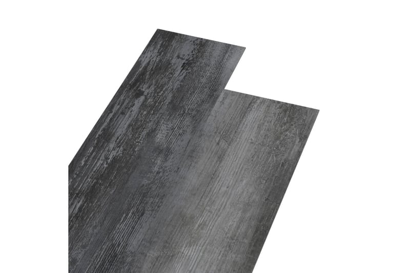 PVC-golvbrädor 5,02 m² självhäftande 2 mm blank grå - Grå - Trall balkong - Vinylgolv & plastgolv - Golvplattor & plasttrall
