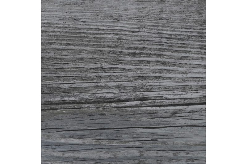 PVC-golvbrädor 5,02 m² självhäftande 2 mm blank grå - Grå - Trall balkong - Vinylgolv & plastgolv - Golvplattor & plasttrall