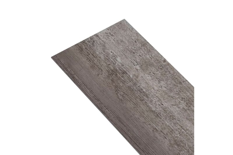 PVC-golvbrädor 5,02 m² självhäftande 2 mm randigt trä - Grå - Trall balkong - Vinylgolv & plastgolv - Golvplattor & plasttrall