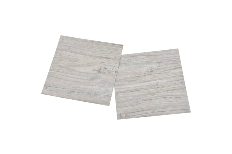 Självhäftande golvplankor 20 st PVC 1,86 m² ljusgrå - Grå - Hus & renovering - Bygg - Golv, vägg & tak - Golv - Vinylgolv & plastgolv