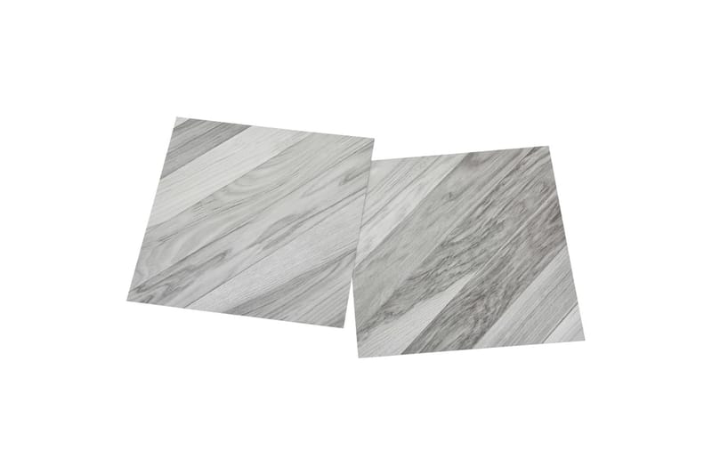 Självhäftande golvplankor 20 st PVC 1,86 m² grå ränder - Grå - Hus & renovering - Bygg - Golv, vägg & tak - Golv - Vinylgolv & plastgolv