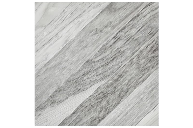 Självhäftande golvplankor 20 st PVC 1,86 m² grå ränder - Grå - Trall balkong - Vinylgolv & plastgolv - Golvplattor & plasttrall