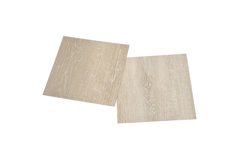 Självhäftande golvplankor 20 st PVC 1,86 m² beige - Beige - Trall balkong - Vinylgolv & plastgolv - Golvplattor & plasttrall