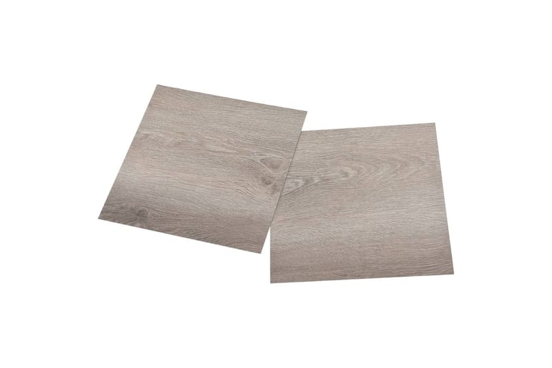 Självhäftande golvplankor 20 st PVC 1,86 m² taupe - Brun - Trall balkong - Vinylgolv & plastgolv - Golvplattor & plasttrall