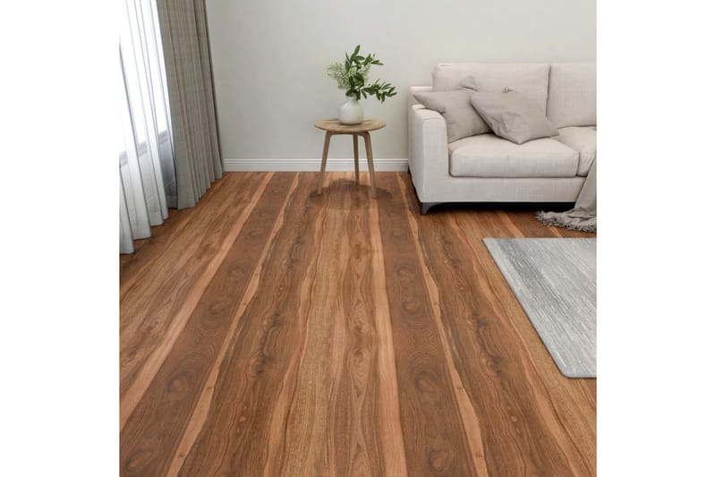 Självhäftande golvplankor 20 st PVC 1,86 m² brun - Brun - Hus & renovering - Bygg - Golv, vägg & tak - Golv - Vinylgolv & plastgolv
