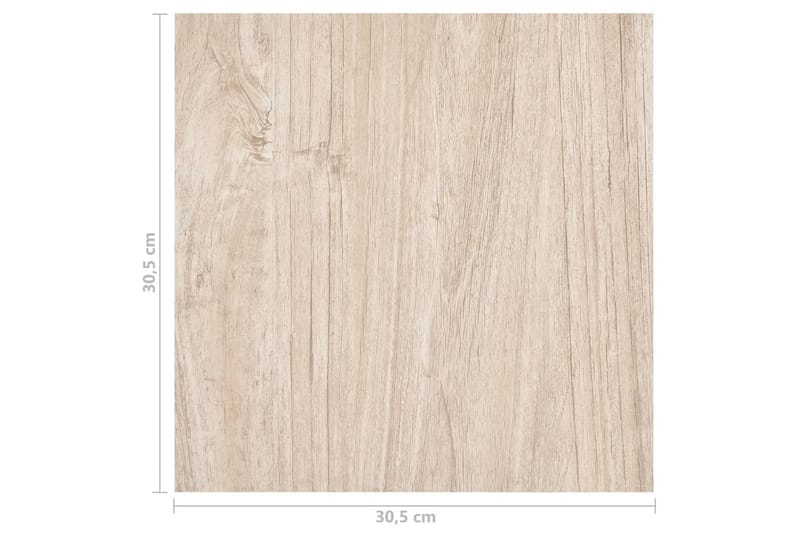 Självhäftande golvplankor 20 st PVC 1,86 m² ljusbrun - Brun - Hus & renovering - Bygg - Golv, vägg & tak - Golv - Vinylgolv & plastgolv