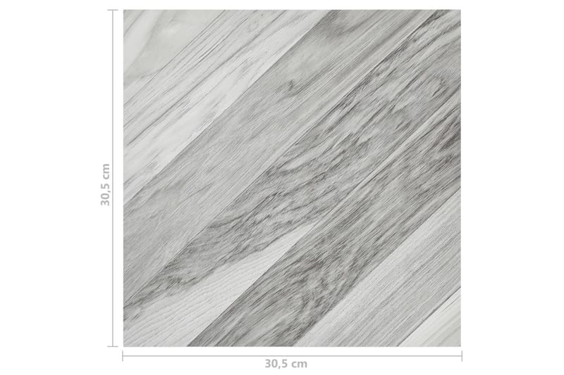 Självhäftande golvplankor 20 st PVC 1,86 m² grå ränder - Grå - Hus & renovering - Bygg - Golv, vägg & tak - Golv - Vinylgolv & plastgolv
