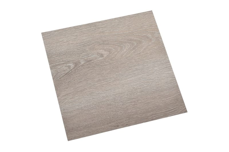 Självhäftande golvplankor 20 st PVC 1,86 m² taupe - Brun - Trall balkong - Vinylgolv & plastgolv - Golvplattor & plasttrall