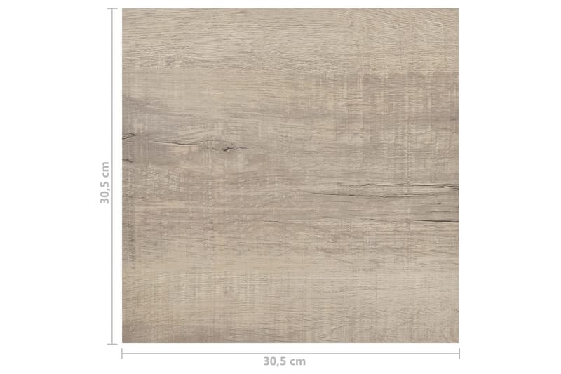 Självhäftande golvplankor 20 st PVC 1,86 m² taupe - Brun - Hus & renovering - Bygg - Golv, vägg & tak - Golv - Vinylgolv & plastgolv