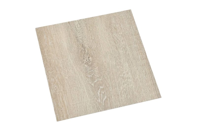 Självhäftande golvplankor 20 st PVC 1,86 m² beige - Beige - Trall balkong - Vinylgolv & plastgolv - Golvplattor & plasttrall