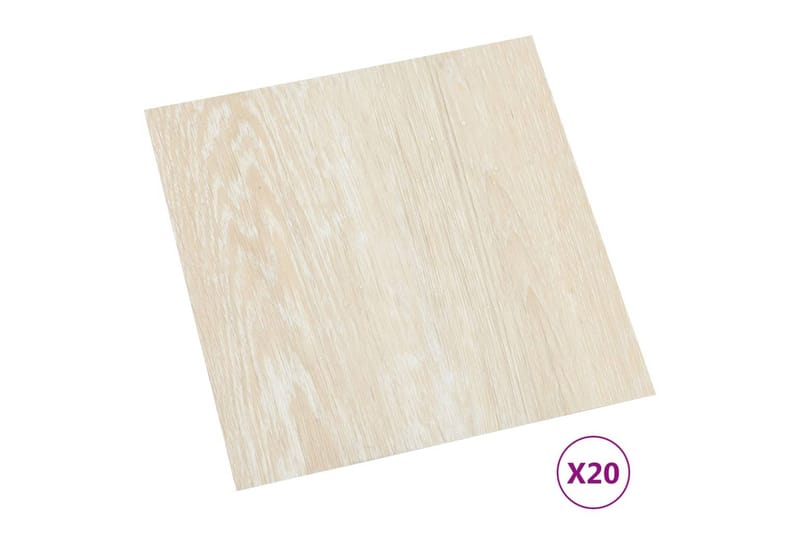 Självhäftande golvplankor 20 st PVC 1,86 m² beige - Beige - Hus & renovering - Bygg - Golv, vägg & tak - Golv - Vinylgolv & plastgolv