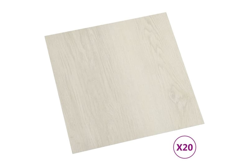 Självhäftande golvplankor 20 st PVC 1,86 m² beige - Beige - Hus & renovering - Bygg - Golv, vägg & tak - Golv - Vinylgolv & plastgolv