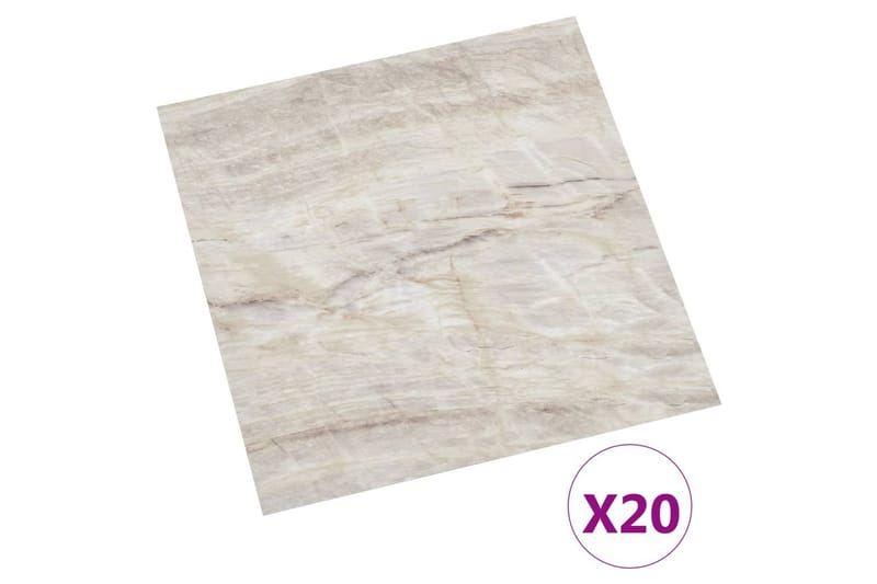 Självhäftande golvplankor 20 st PVC 1,86 m² beige - Beige - Hus & renovering - Bygg - Golv, vägg & tak - Golv - Vinylgolv & plastgolv