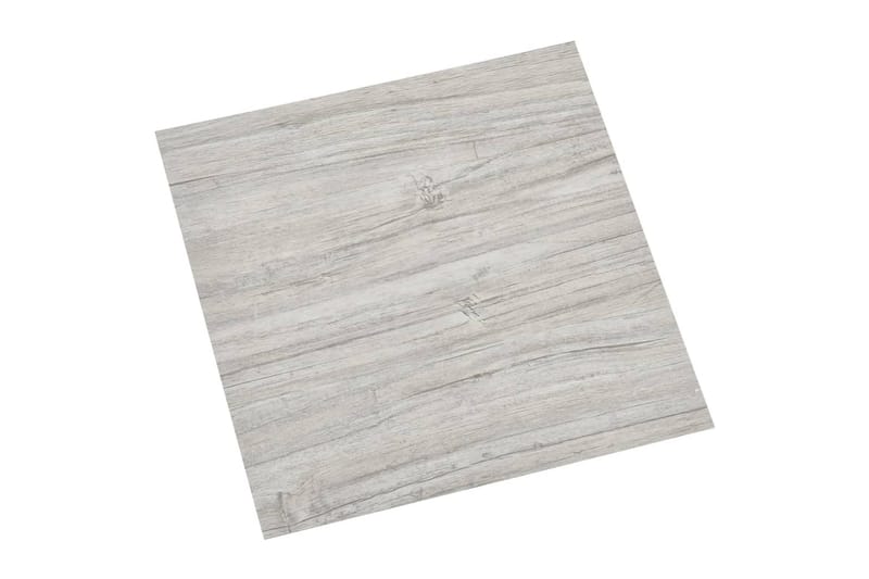 Självhäftande golvplankor 55 st PVC 5,11 m² ljusgrå - Grå - Trall balkong - Vinylgolv & plastgolv - Golvplattor & plasttrall