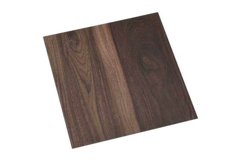 Självhäftande golvplankor 55 st PVC 5,11 m² mörkbrun - Brun - Trall balkong - Vinylgolv & plastgolv - Golvplattor & plasttrall