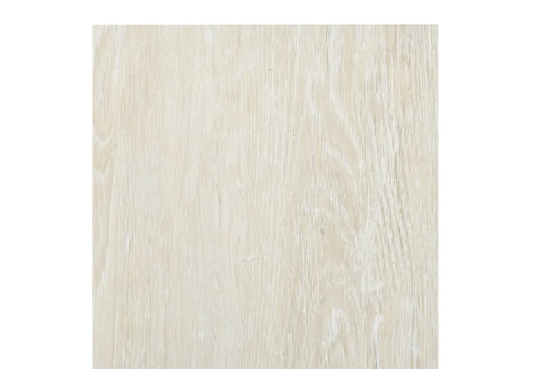 Självhäftande golvplankor 55 st PVC 5,11 m² gräddvit - Vit - Trall balkong - Vinylgolv & plastgolv - Golvplattor & plasttrall