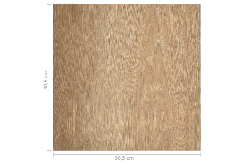 Självhäftande golvplankor 55 st PVC 5,11 m² brun - Brun - Trall balkong - Vinylgolv & plastgolv - Golvplattor & plasttrall