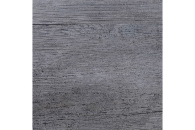 Självhäftande PVC-golvplankor 5,21 m² 2 mm mattgrått trä - Grå - Trall balkong - Vinylgolv & plastgolv - Golvplattor & plasttrall