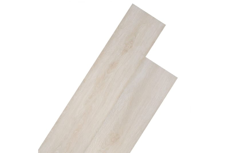 Självhäftande PVC-golvplankor 5,21 m² ek 2 mm ek klassisk vi - Vit - Trall balkong - Vinylgolv & plastgolv - Golvplattor & plasttrall