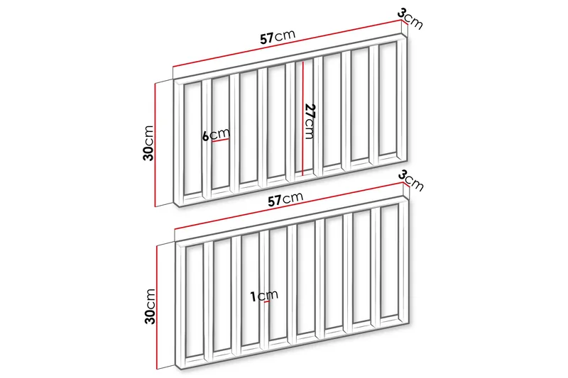 Ettiene Väggpanel - Svart - Hus & renovering - Bygg - Golv, vägg & tak - Skivmaterial & byggskiva - Innerpanel