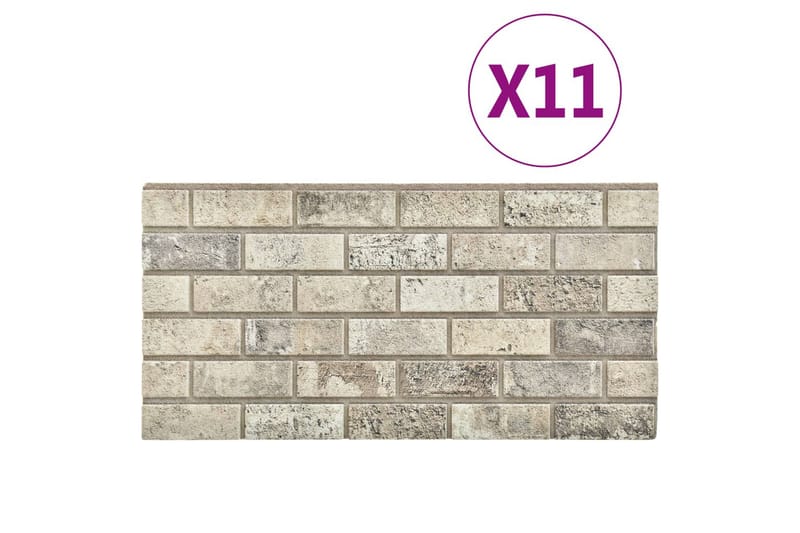 Väggpaneler 3D sandfärgat tegel 11 st EPS - Beige - Hus & renovering - Bygg - Golv, vägg & tak - Skivmaterial & byggskiva - Innerpanel