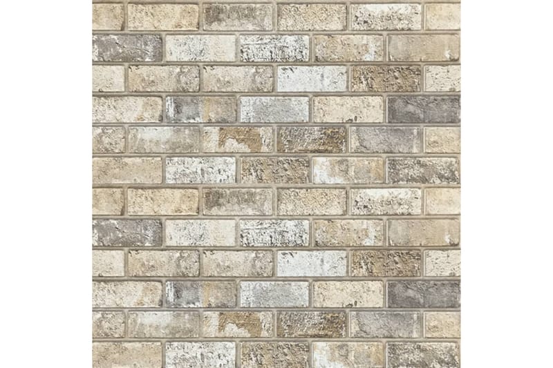 Väggpaneler 3D sandfärgat tegel 11 st EPS - Beige - Hus & renovering - Bygg - Golv, vägg & tak - Skivmaterial & byggskiva - Innerpanel