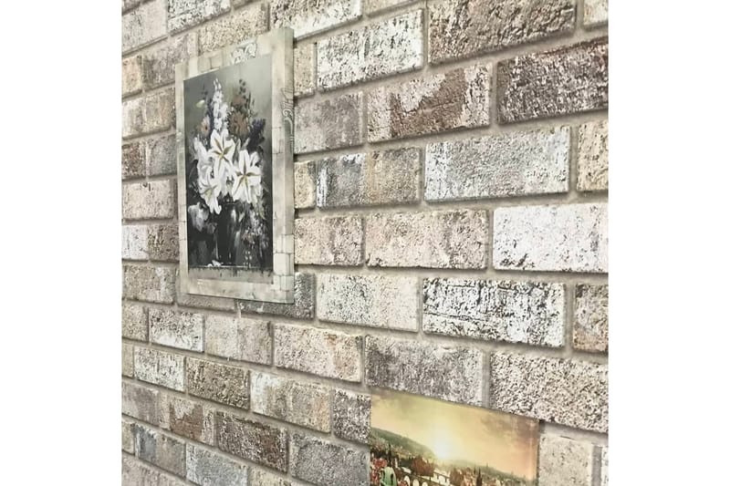 Väggpaneler 3D sandfärgat tegel 11 st EPS - Beige - Hus & renovering - Bygg - Golv, vägg & tak - Skivmaterial & byggskiva - Innerpanel