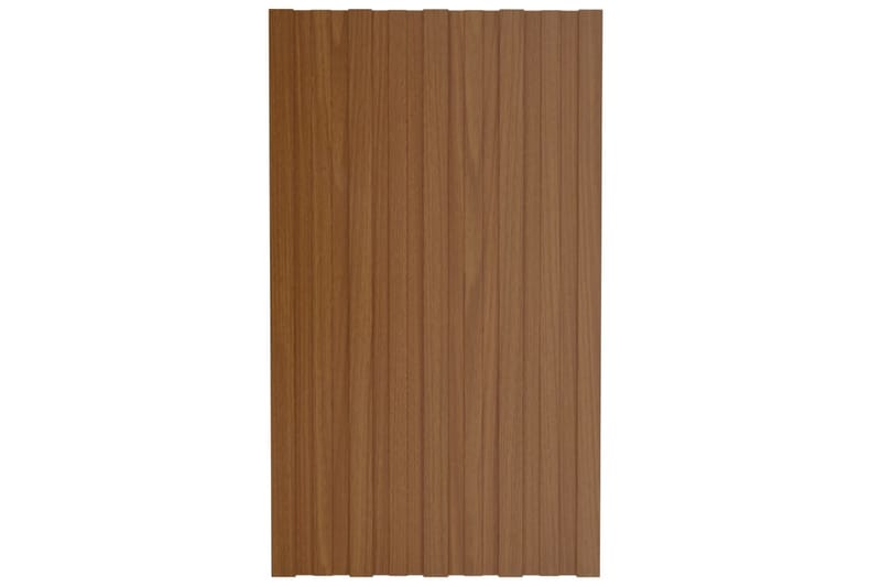 Takprofiler 36 st galvaniserat stål brun 80x45 cm - Hus & renovering - Bygg - Golv, vägg & tak - Skivmaterial & byggskiva - Takpanel & takskiva