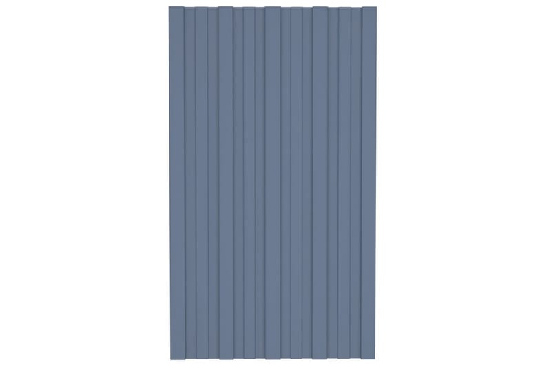 Takprofiler 36 st galvaniserat stål grå 80x45 cm - Hus & renovering - Bygg - Golv, vägg & tak - Skivmaterial & byggskiva - Takpanel & takskiva