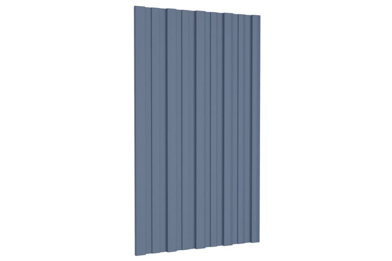 Takprofiler 36 st galvaniserat stål grå 80x45 cm - Hus & renovering - Bygg - Golv, vägg & tak - Skivmaterial & byggskiva - Takpanel & takskiva