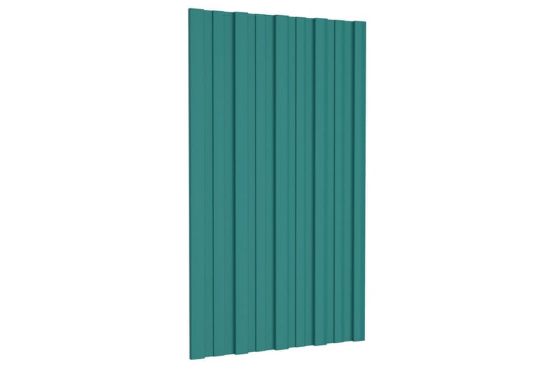 Takprofiler 36 st galvaniserat stål grön 80x45 cm - Hus & renovering - Bygg - Golv, vägg & tak - Skivmaterial & byggskiva - Takpanel & takskiva