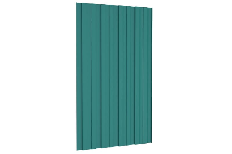 Takprofiler 36 st galvaniserat stål grön 80x45 cm - Hus & renovering - Bygg - Golv, vägg & tak - Skivmaterial & byggskiva - Takpanel & takskiva