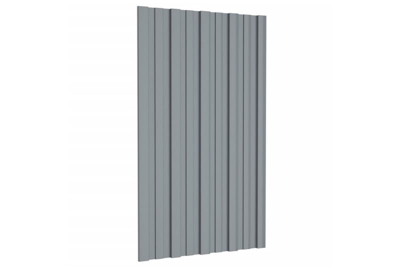 Takprofiler 36 st galvaniserat stål silver 80x45 cm - Hus & renovering - Bygg - Golv, vägg & tak - Skivmaterial & byggskiva - Takpanel & takskiva
