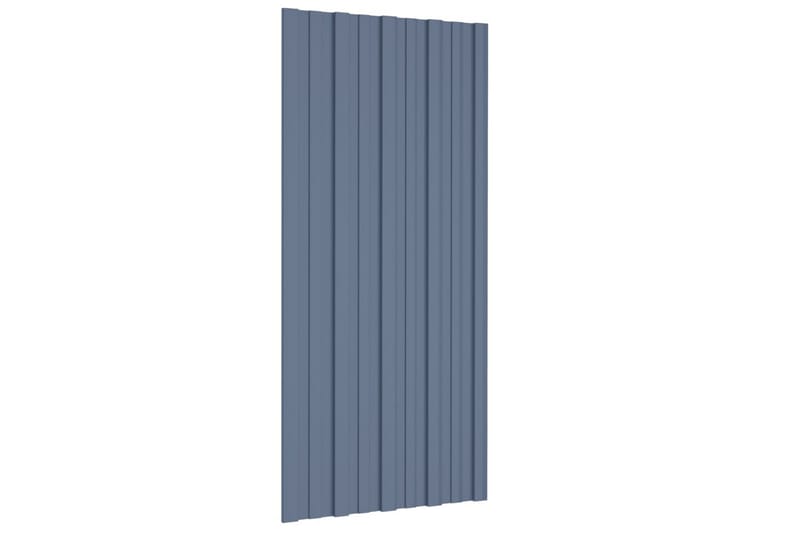 Takprofiler 36st galvaniserat stål grå 100x45 cm - Hus & renovering - Bygg - Golv, vägg & tak - Skivmaterial & byggskiva - Takpanel & takskiva