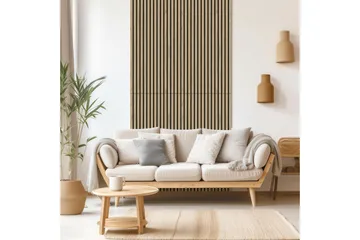 Trälamell Akustikpaneler 120x60x1.8 cm 4-pack - Hus & renovering - Bygg - Golv, vägg & tak - Skivmaterial & byggskiva - Innerpanel