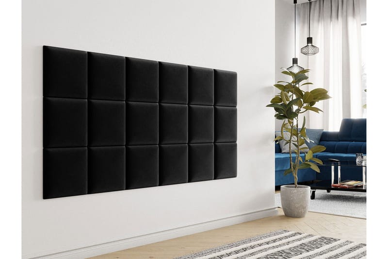 Zaratuz Väggpanel 30x30 cm - Svart - Hus & renovering - Bygg - Golv, vägg & tak - Skivmaterial & byggskiva - Innerpanel