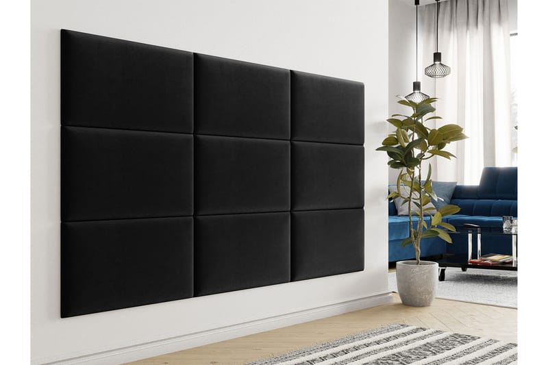 Zaratuz Väggpanel 70x40 cm - Svart - Hus & renovering - Bygg - Golv, vägg & tak - Skivmaterial & byggskiva - Innerpanel