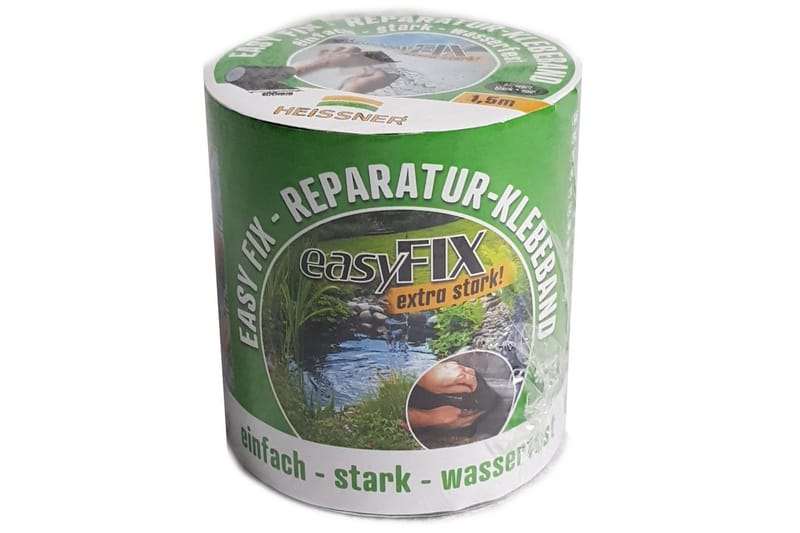 Reparationstejp Heissner EasyFix 150 x 10 cm Svart - Svart - Hus & renovering - Bygg - Spik, skruv & infästning