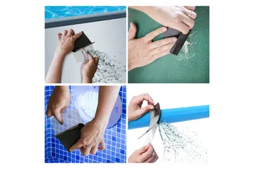 Reparationstejp Heissner EasyFix 150 x 10 cm Svart - Svart - Hus & renovering - Bygg - Spik, skruv & infästning
