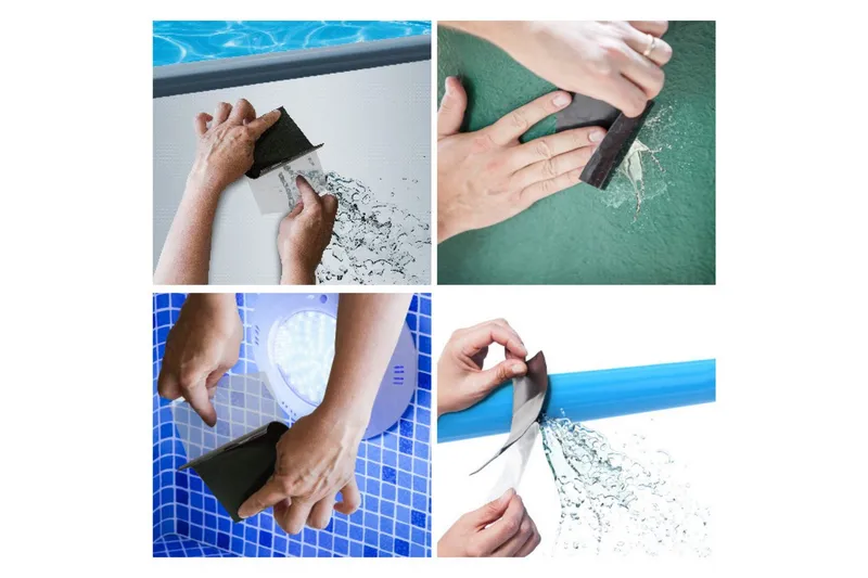 Reparationstejp Heissner EasyFix 150 x 10 cm Svart - Svart - Hus & renovering - Bygg - Spik, skruv & infästning